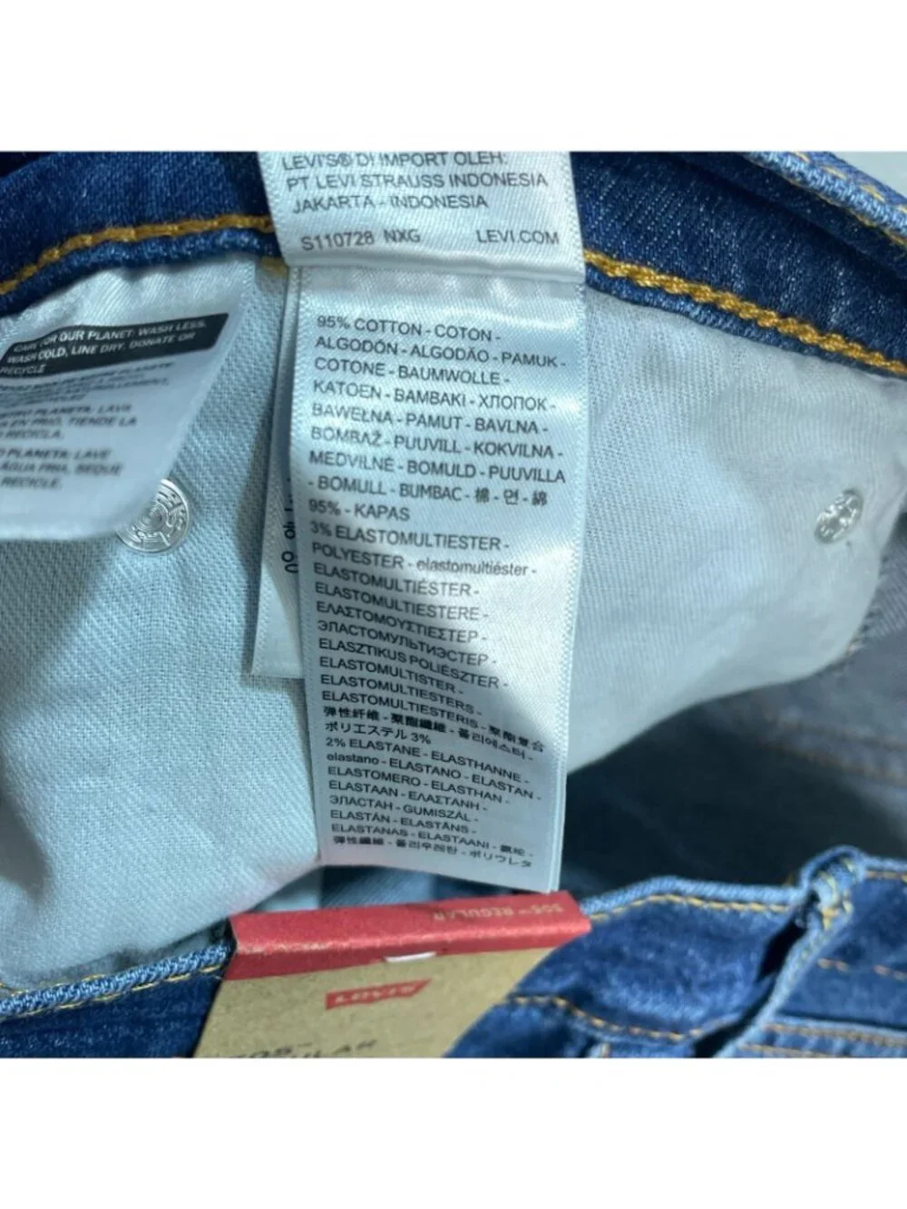 NWT Levi's 505 Men's 34x30 Blue Regular Fit Stretch Jeans Straight Leg Denim